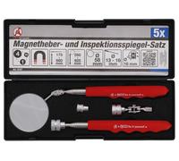 BGS Diy 9197 | Juego de recogedores magnéticos y espejos de inspección | 4 piezas