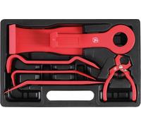 BGS Diy 1325 | Juego de sacamolduras | diferentes formas | con sacagrapas angular | 6 piezas