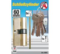 BGS Diy 8091 | Bombillo de cerradura de latón | 60 mm, Multicolor