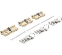 BGS Diy 8092 | Juego de bombillos de cerradura de latón | llaves iguales | 15 piezas