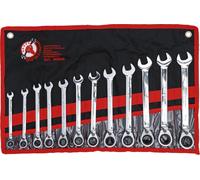 BGS DIY Juego de llaves fijas de carraca (Ref: 30008)