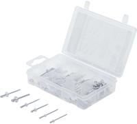 BGS Diy 88142 | Surtido de remaches ciegos | Ø 2,4 - 4,8 mm | 70 piezas