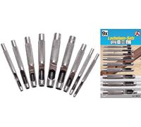 BGS DIY Set de Hierro de Orificios 2,5-10 MM 9-tlg. - 50619