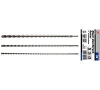 BGS Diy 2012 | Juego de brocas para taladro percutor | mandril SDS | 12 / 16 / 24 mm | 3 piezas