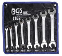 BGS Doble Set Llaves de Boca 6x7-20x22 MM 8 Piezas 1182