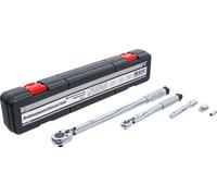 BGS Drehmomentschlüssel Satz 70190 1/2 28-210Nm, 1/4 5-25Nm, Adaptador 5tlg