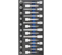 BGS Inserto Taller Mecánico 1/3: Bit-Einsatz-Satz Perfil T (para Torx) 26-tlg