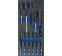 BGS Inserto Taller Mecánico 1/3: Juego de Destornilladores 11-tlg. - 4131