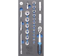 BGS Inserto Taller Mecánico 1/3: Juego Llave Tubular 26-tlg. - 4052