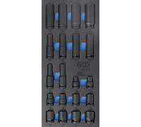 BGS Inserto Taller Mecánico 1/3: Kraft-Llaves Hexagonal 20-tlg