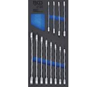 BGS Inserto Taller Mecánico 1/3: Ratschenring-Maulschlüssel-Satz Sw 8-19 MM 1