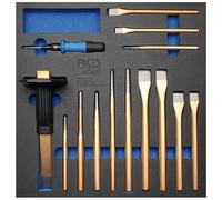 BGS Inserto Taller Mecánico 2/3 : Granos, Cincel, Sacabocados 14-tlg. - 4045