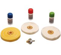 BGS Kit De Pulido Para Metales Duros 7 Piezas 3991