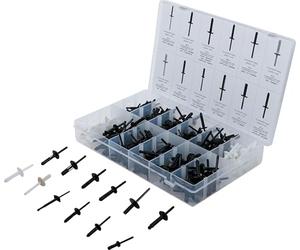 BGS technic 9054de plástico remaches Surtido para GM, , & , 235piezas)