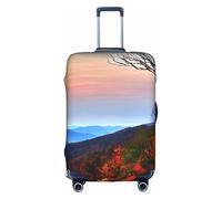 BGSHJVF Blue Ridge Mountains Funda elástica para maletas con diseño único, para maletas de 45 a 81 cm, Blanco, X-Large