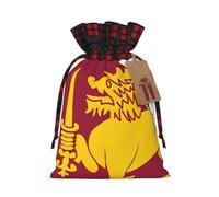 Bgshjvf Bolsa de regalo de lino con cordón de Navidad con estampado de mapa de la bandera de Sri Lanka, bolsas de regalo de varios tamaños para regalar y decorar