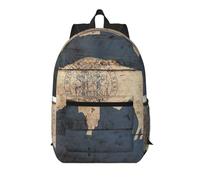 BGSHJVF Elegante mochila de viaje con la bandera de Wyoming de gran capacidad para el trabajo, viajes y gimnasio, color negro, talla única, negra, cola única, Negro, Rozmiar uniwersalny