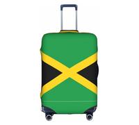 BGSHJVF Funda elástica para maleta, diseño de bandera de Jamaica, se adapta a maletas de 45 a 81 cm, blanco, grande, blanco, grande, Blanco, Large