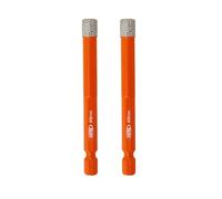 BGTEC Brocas de Diamante en Seco con Vástago Hexagonal de Cambio Rápido para Baldosas de Porcelana, Mármol, Cerámica, Ladrillo, 2 piezas de Diámetro 8 mm