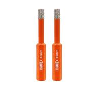 BGTEC Brocas de Diamante en Seco con Vástago Hexagonal para Baldosas de Porcelana, Cerámica, Mármol, Ladrillo, 2 piezas de Diámetro 6 mm