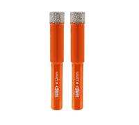 BGTEC Brocas de Diamante en Seco con Vástago Hexagonal para Baldosas de Porcelana, Cerámica, Mármol, Ladrillo, 2 piezas de Diámetro 12 mm
