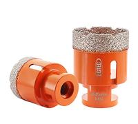 BGTEC Brocas de Diamante Seco para Baldosas de Porcelana Mármol de Cerámica Ladrillo M14 Hilo 2 piezas Diámetro 45 mm