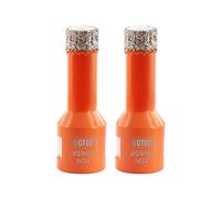 BGTEC Brocas de Diamante Seco para Baldosas de Porcelana, Mármol, Mármol y Cerámica con Rosca M14 2 Piezas de Diámetro 14 mm