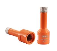 BGTEC Brocas de Diamante Seco para Baldosas de Porcelana, Mármol, Mármol y Cerámica con Rosca M14 2 Piezas de Diámetro 12 mm