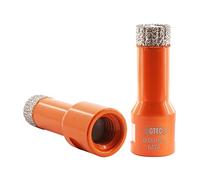 BGTEC Brocas de Diamante Seco para Baldosas de Porcelana, Mármol, Mármol y Cerámica con Rosca M14 2 Piezas de Diámetro 16 mm