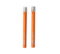BGTEC Brocas de Perforación de Diamante Soldado con Vástago Redondo para Baldosas de Porcelana, Mármol, Cerámica, Ladrillo, 2 piezas, 6 mm