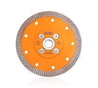 BGTEC Disco de corte de hoja de diamante Turbo de malla de 115MM X con reborde M14 para baldosas de cerámica, porcelana, mármol