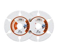 BGTEC Disco de corte de metal de diamante,2 piezas Disco de corte de 50 mm soldado al vacío Disco diamantado para corte de metal duro, aleaciones, hierro, acero inoxidable