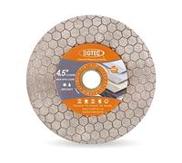 BGTEC Discos Diamantados - Disco de Corte 115mm para Cerámica, Porcelana, Mármol, Piedra Artificial, Hexágono Doble Cara