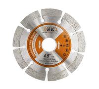 BGTEC Hoja de sierra segmentada de diamante de 115 mm para hormigón de baldosas de piedra de mármol de granito