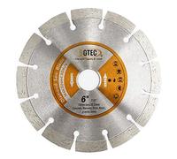 BGTEC Hojas segmentadas de diamante para sierra eléctrica, 150 mm Disco de corte seco o húmedo de uso general para mampostería de ladrillo de piedra de hormigón