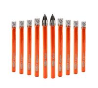 BGTEC Juego de Brocas de Diamante en Seco - 8pzs Brocas de 6mm para Azulejos y 2pzs Brocas de Carburo de 6mm para Granito Mármol Porcelana Cerámica