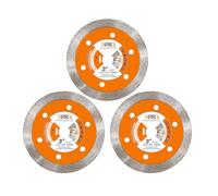 BGTEC Sierra Circular Disco - Disco de Diamante 75MM con árbol de 10mm Tipo de diente Continuo para Porcelana Cerámica Granito Mármol Azulejos Granito 3 piezas