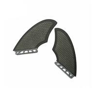 BGTSF 2pcs a Las Aletas de la Tabla de Surf de Las Aletas de la quilla de Las Aletas de la quilla fijada el Juego de la Aleta de la Paleta Accesorios para Tablas de Paddle Surf(Dark Grey)