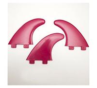 BGTSF 3 Unids Surfboard PVC Fin Surfing Tail Tarriador Rudder Paddle Point G5 Fin Surfboard Accesorios Accesorios para Tablas de Paddle Surf(Purple Red)
