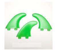 BGTSF 3 Unids Surfboard PVC Fin Surfing Tail Tarriador Rudder Paddle Point G5 Fin Surfboard Accesorios Accesorios para Tablas de Paddle Surf(Groen)