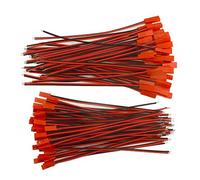 BGTXINGI 100 unids 50 pares JST 2Pin hembra macho conector cable de alambre para tira de luz LED RC juguete batería 5.9 ''