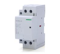 BGWKIMXEP HCH8s-63 Contactor CC 2P 40A 63A 2NO 1NO1NC AC24V DC24V Contactor doméstico Tipo de riel 50Hz /60Hz (2P 63A 2NO DC24V)