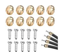 BH90 Juego de 10 Manguera Hidráulica de Freno de Disco Inserto de Conector Oliva para Shimano Freno de Disco Hidráulicas Reemplazo