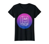 Bhagavad Gita Yoga Chakra Meditación Luna Espiritual Niño Camiseta gráfica económica, Mujer, Negro, M