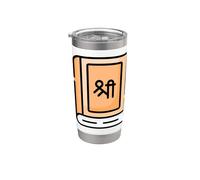 Bhagavad Gita Yoga Chakra Meditación Luna Espiritual Niño Vaso térmico de acero inoxidable de doble pared