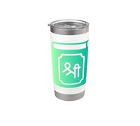 Bhagavad Gita Yoga Chakra Meditación Luna Espiritual Niño Vaso térmico de acero inoxidable de doble pared