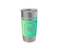 Bhagavad Gita Yoga Chakra Meditación Luna Espiritual Niño Vaso térmico de acero inoxidable de doble pared