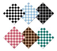 BHAHB 6 paños de limpieza para gafas, paño de limpieza de gafas, paño de microfibra lindo estético para mujeres y niñas, reutilizable, pantallas de teléfono, cámara, múltiples patrones (6.3 x 6.3