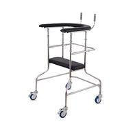 BHANAY Andador con Ruedas Ligero, Andador con Ruedas para rehabilitación de discapacitados con Asiento, 4 Ruedas para Adultos Mayores discapacitados