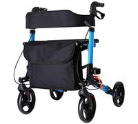 BHANAY Rollator Walker - Andador estándar con ruedas con asiento, andador multifunción, ancianos, discapacitados, pacientes lesionados
